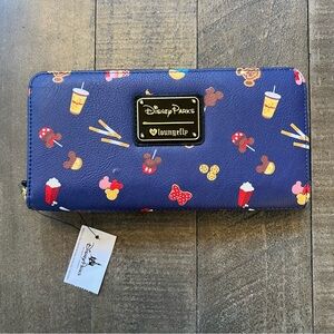 Loungefly Disney Parks Blue Wallet net